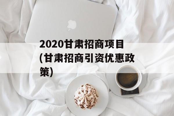 2020甘肃招商项目(甘肃招商引资优惠政策)